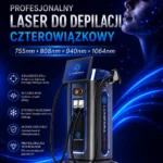 Profesjonalny czterozwiązkowy laser do depilacji