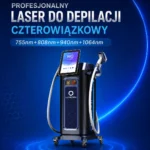 Profesjonalny czterozwiązkowy laser do depilacji