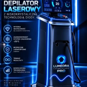 Depilator Laserowy z niskokrystaliczną technologią diody